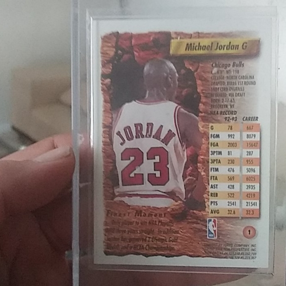 Michael Jordan Finest topps cars. Mint 💎 - Picture 2 of 2